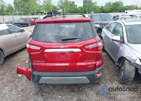 2018 Ford Ecosport Titanium z USA, uszkodzony, nr VIN MAJ6P1WL8JC165345